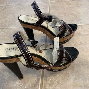 Guess platform heels